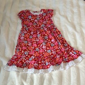 GUC Hanna Andersson size 6-7 (120) heart apple print dress